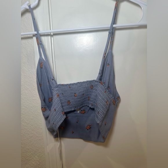NWT Reformation Catania Bralette Top in Blue Size 2 - Picture 4 of 8